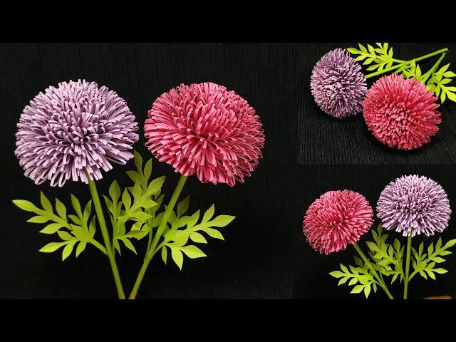 How to make flowers with paper, DIY paper flowers, flower making from paper, craft flower