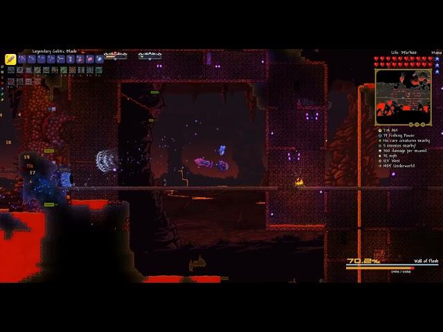 Terraria Calamity Wall of Flesh melee revengeance