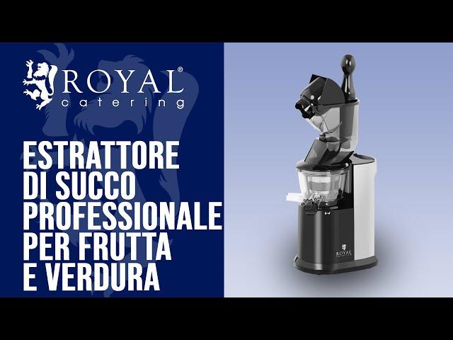 Estrattore di succo professionale per frutta Royal Catering RCSS-AC250W | Presentazione del prodotto