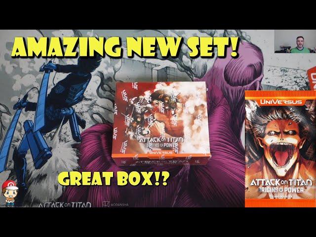 Attack on Titan: Origins of Power UVS Opening! This Set is Ridiculous! Release Day Opening!