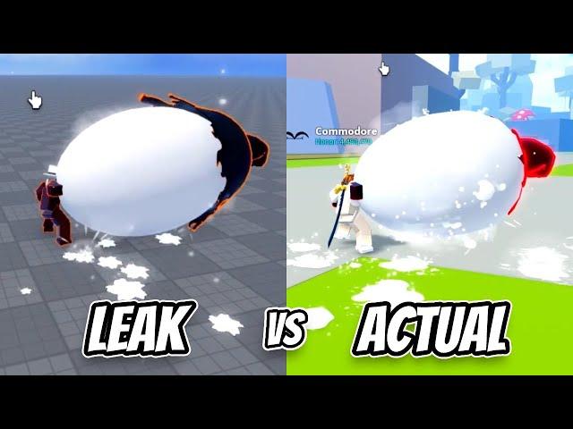 Comparing Leaks vs Actual Dough Awakening Blox Fruits Update 17 part 3