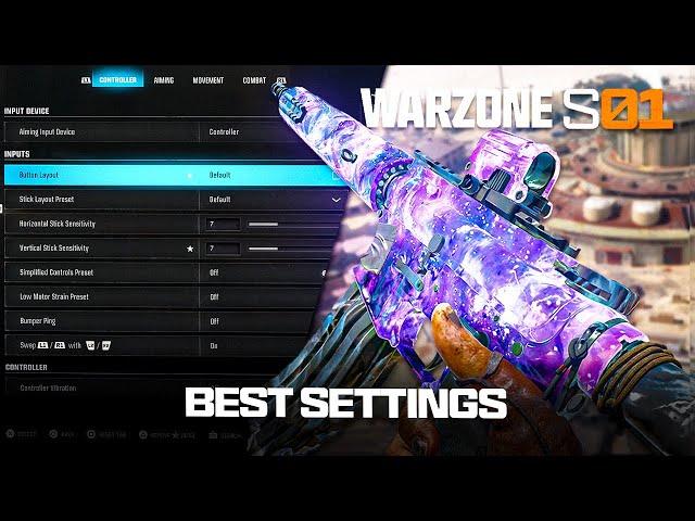 BEST SETTINGS for BO6 Warzone (OMNIMOVEMENT & AIM SENSITIVITY)