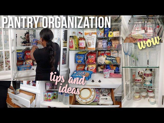 SMALL PANTRY ORGANIZATION! EXTREME DECLUTTER & ORGANIZE WITH ME, AFFORDABLE STORAGE TIPS & IDEAS