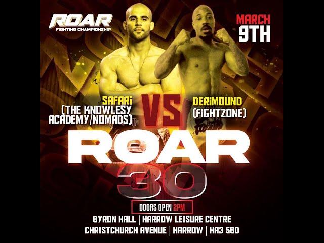 Ali Safari Vs Did Derimould 72kg Pro-AM K1 Fight on Roar Fighting Championship on 9th March 2024