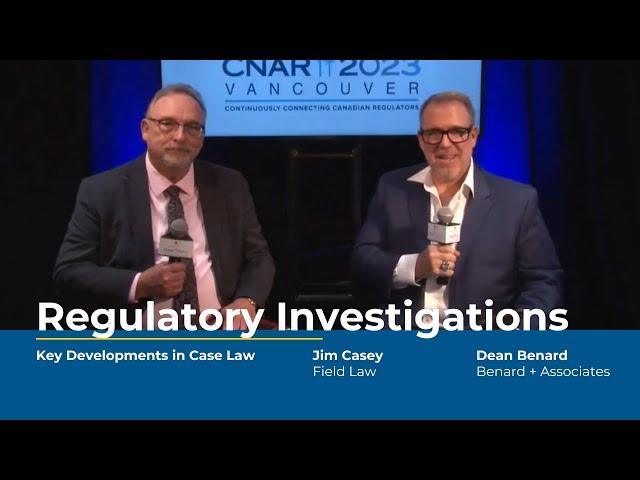 CNAR TV   Regulatory Investigations   Key Developments in Case Law