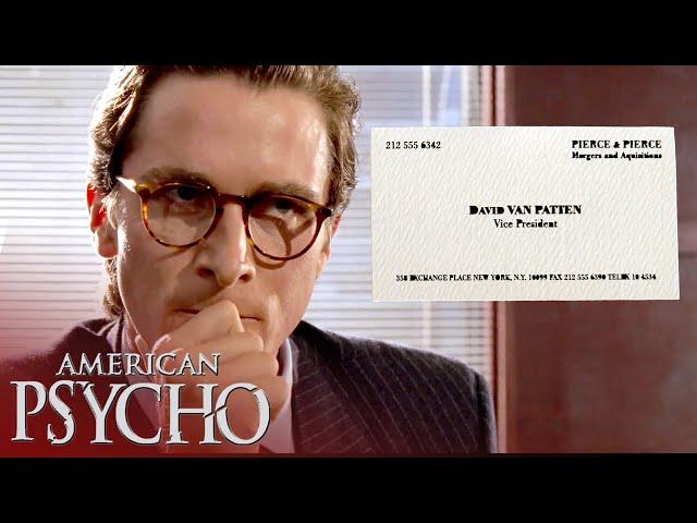 'Business Card Blowup' EXTENDED Scene | American Psycho