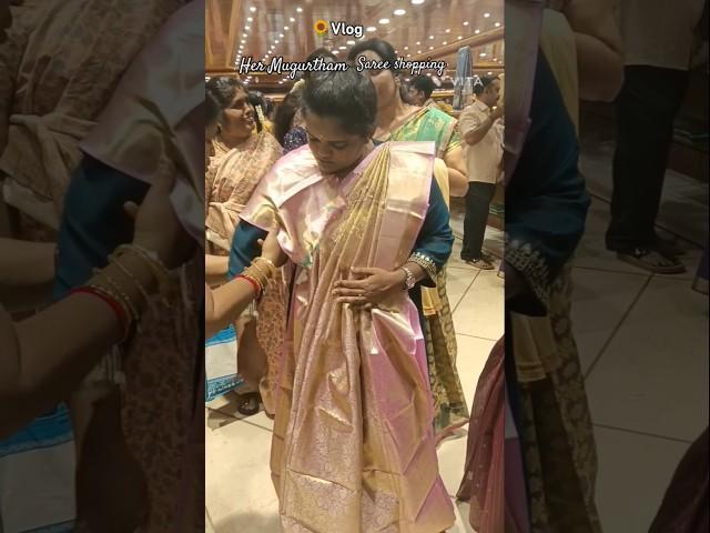 Her mugurtham saree shopping vlog|Sheaj️ beauty &vlogs| #love #song