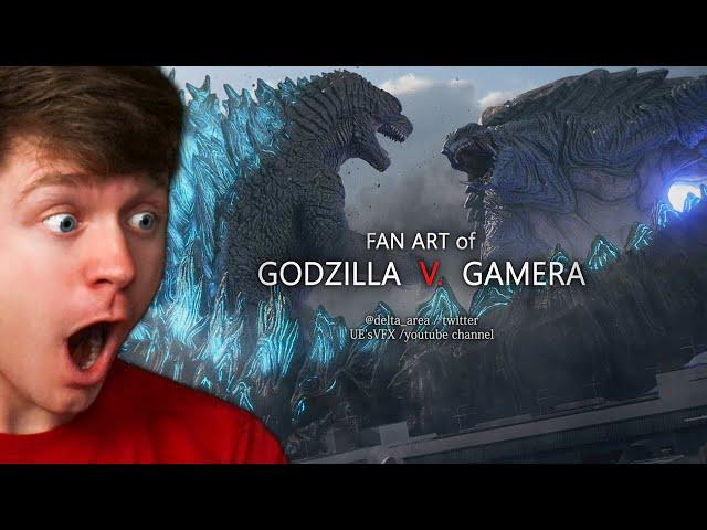 Reacting to GODZILLA vs GAMERA the MOVIE!?