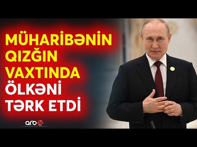 SON DƏQİQƏ! Putin ölkəni TƏRK ETDİ  -Rusiya liderindən türk dövlətinə kritik səfər -Müharibə qızışır