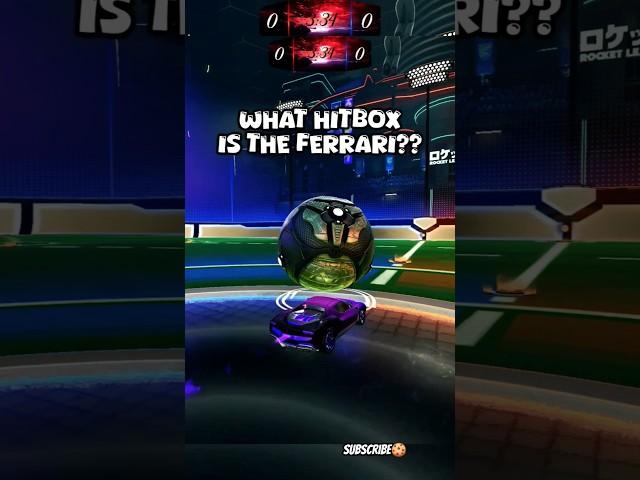 What Hitbox Is The Ferrari??? #rocketleague #rl #gaming
