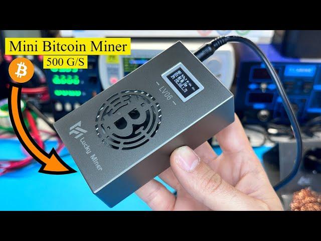 surprising !!! Mini Bitcoin Miner, 500g/s Hashrate Lucky Miner LV06