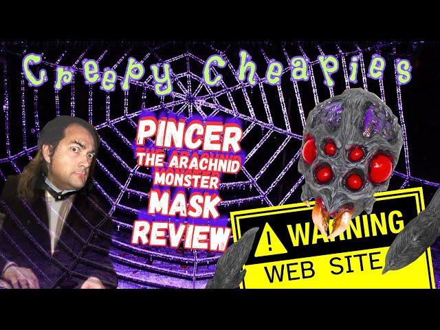 Creepy Cheapies Mask Review:  Pincer Spider Mask by Zagone Studios