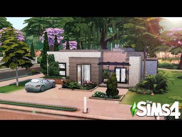 Base Game Modern Family House | NO CC | The Sims 4 Speed Build