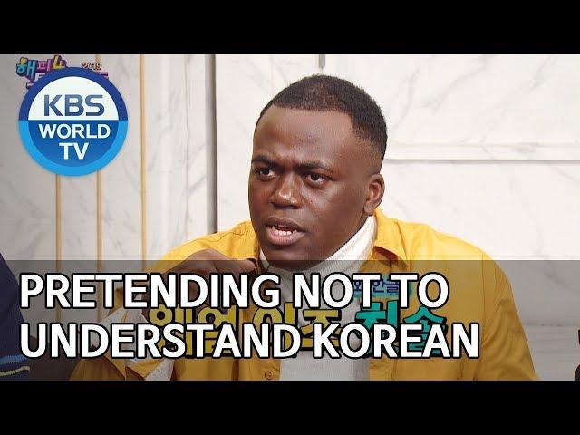 Jonathan pretending not to understand Korean [Happy Together/2020.01.02]