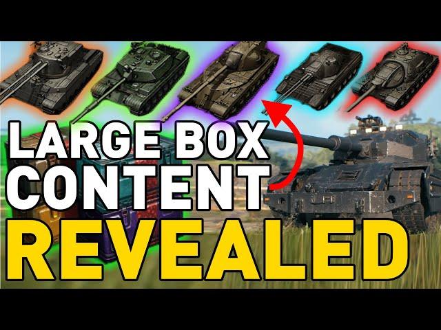 LARGE BOX CONTENT REVEALED in World of Tanks!