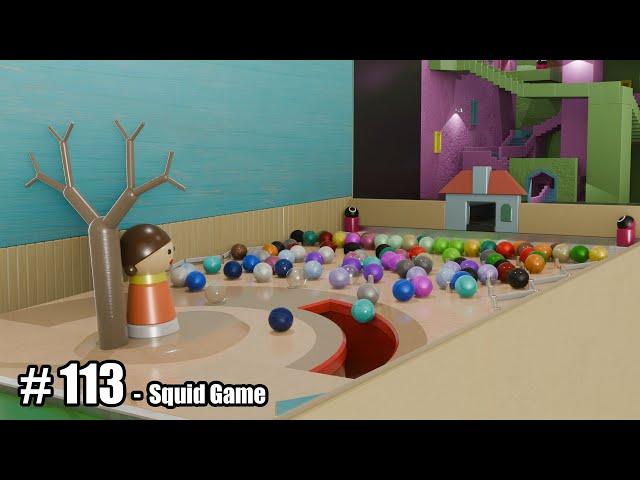 The Squid Game Marble Race