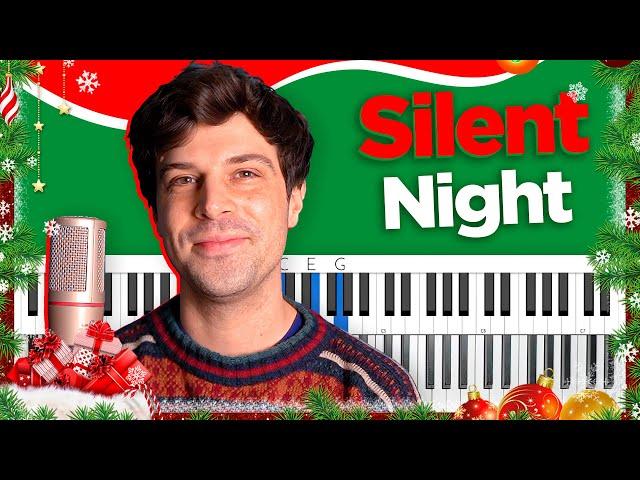 How To Play "Silent Night" [Piano Tutorial/Chords for Singing]