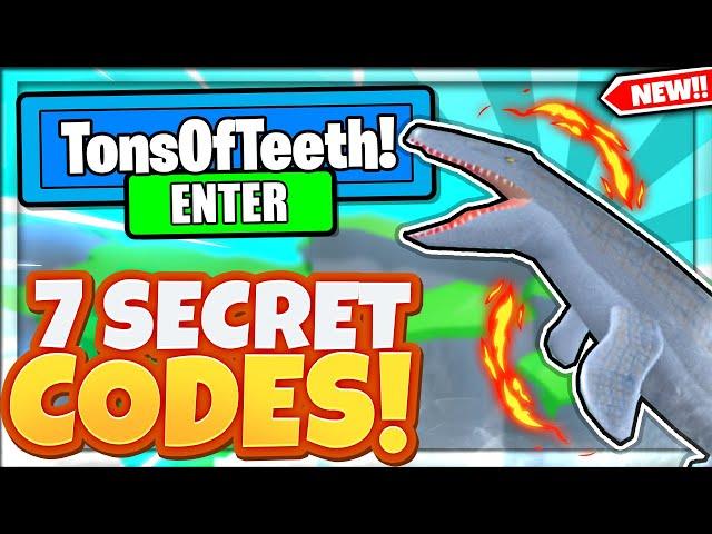 ALL *7* NEW SECRET OP CODES! In Roblox SharkBite!