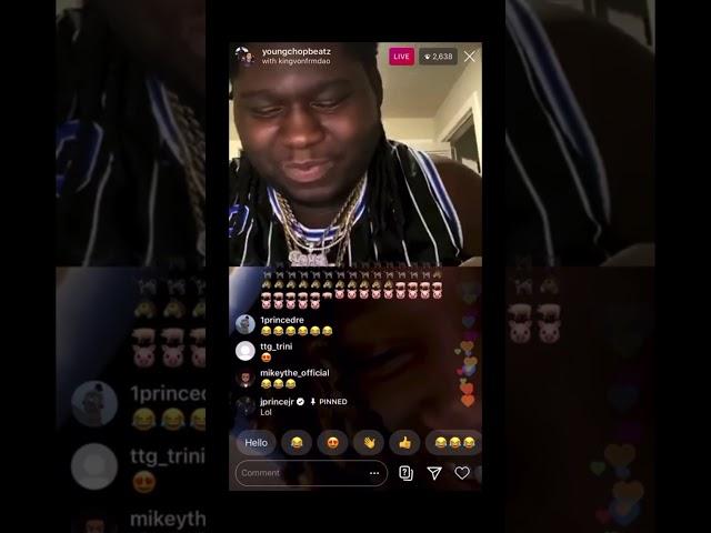 King Von checks Young Chop ️ * Full Live