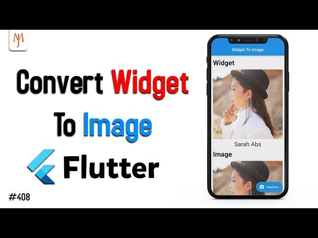 Flutter Tutorial - Convert Widget To Image | The Simple Way