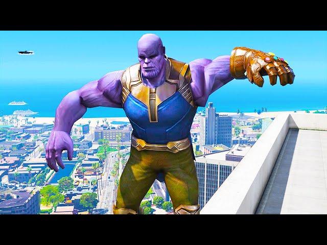 Thanos Gameplay in GTA 5 Mods