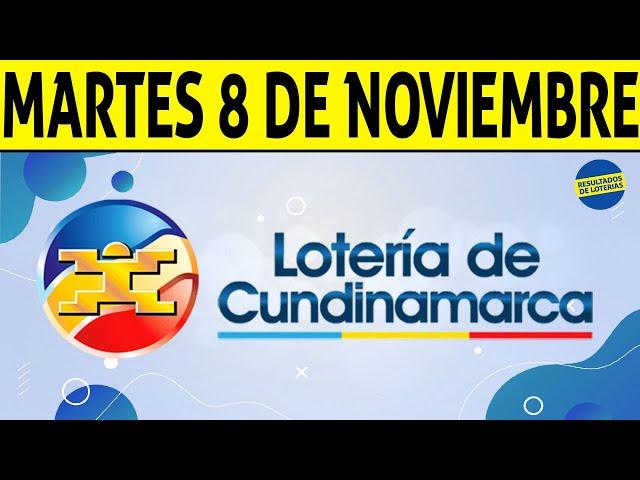 Resultados Lotería de CUNDINAMARCA Martes 8 de Noviembre de 2022 | PREMIO MAYOR 