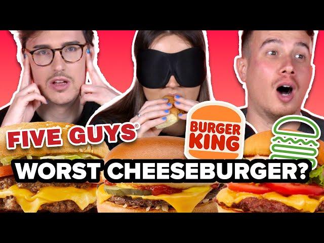 Brits Try A Blind Cheeseburger Taste Test