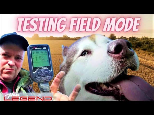 Nokta Makro LEGEND  'Testing Field Mode'