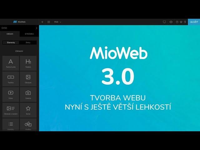 Webové stránky jedna radost, to je MioWeb 3.0