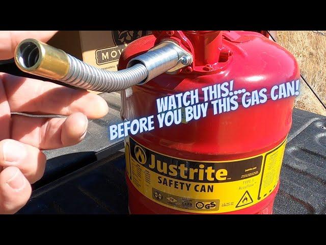 Is the Justrite Type 2 Safety Can the BEST Gas Can for Off Grid use? Watch this first!