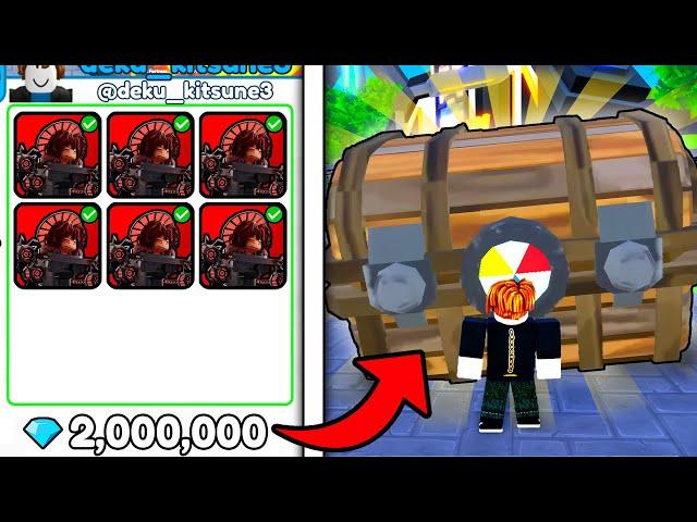 I GOT 2 MILLION GEMS FOR FREE!  OPENED 250+ CRATES  | Roblox Toilet Tower Defense