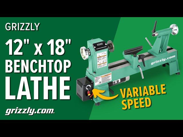 Grizzly 12" x 18" Benchtop Wood Lathe | T25920