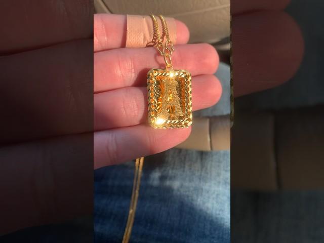 24K Gold Miami Cuban Link Chain & Pendant• Kim Tin East Oakland•Stay Tuned For Full Buying Video