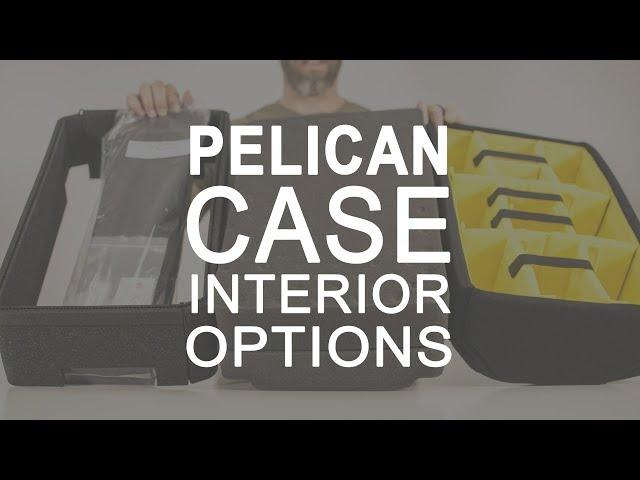 Pelican Case Interior Options - With Foam, Padded Dividers, TrekPak