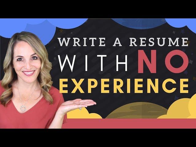 How To Write A Resume With Little or No Work Experience - Resume Template