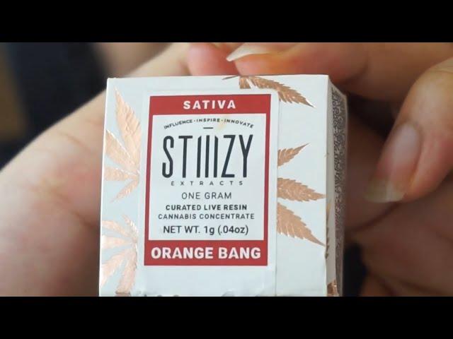 STIIIZY ORANGE BANG CURATED LIVE RESIN REVIEW