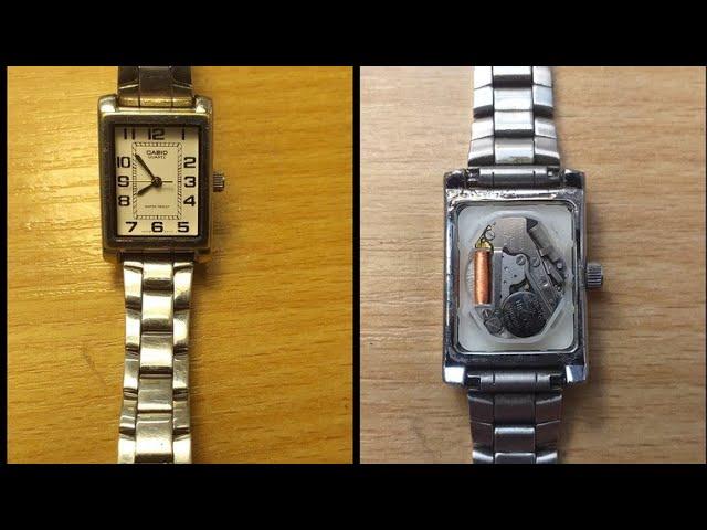 Ремонт часов casio кварц,замена микросхемы.