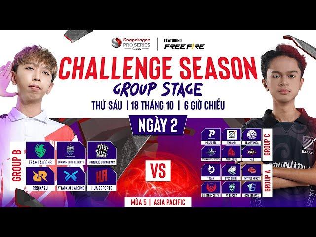  VN | Free Fire | Snapdragon Mobile Challenge Group Stage APAC | Mùa 5 Ngày 2 | Rikaki Co-Stream