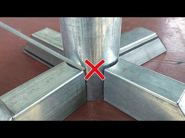 not many know, the welder's secret makes thin metal work more sturdy | pipe cutting tricks