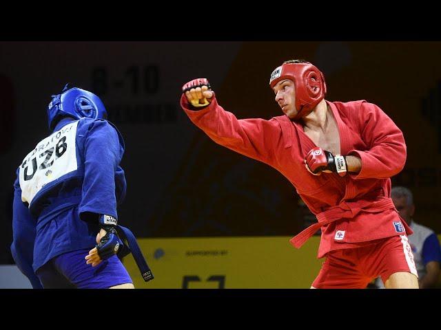 Combat SAMBO. RUDNIEV (UKR) vs KUDRATOV (UZB). World Championships 2019 in Korea