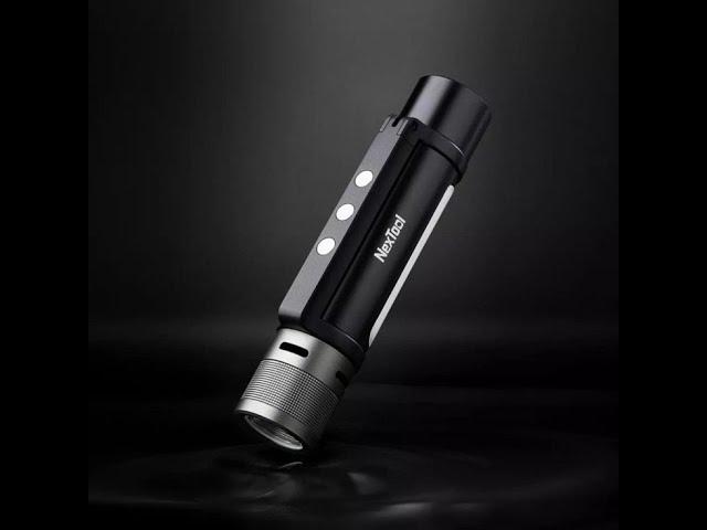 Xiaomi Nextool rechargeable 6 in1 Flashlight,  Lamp, Strobe, personal alarm,  and power bank