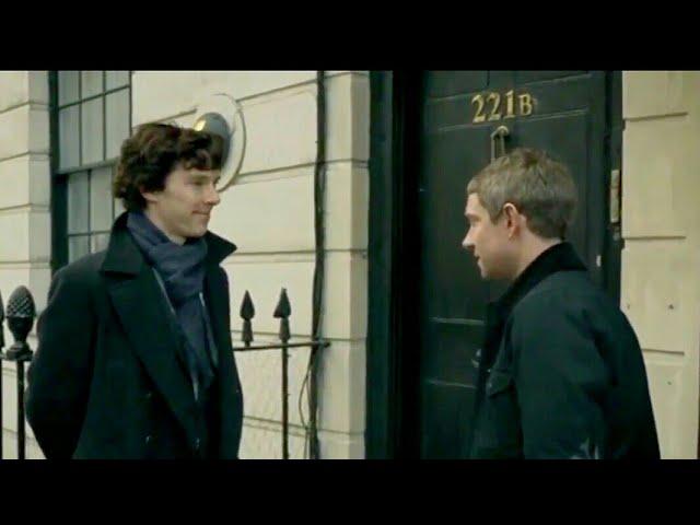 Sherlock shows John his apartment | A Study in Pink