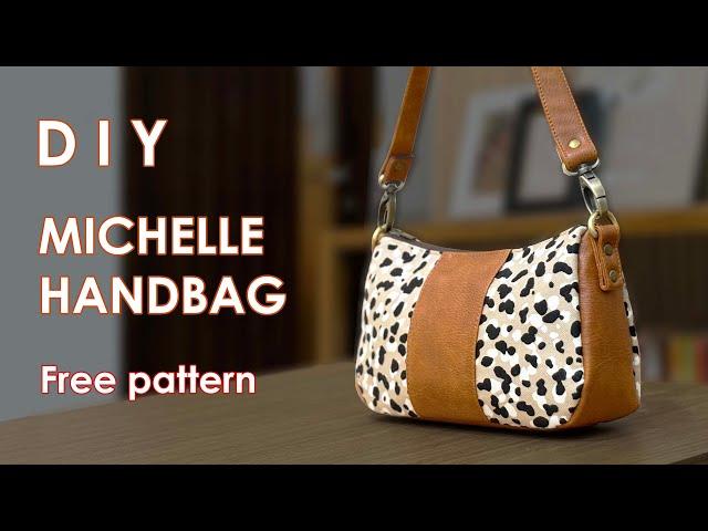 (ASMR) DIY Michelle Handbag - Free Pattern and Tutorial