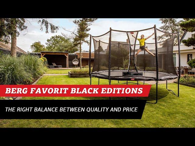 BERG Favorit trampoline Black Editions | Spezifikationen