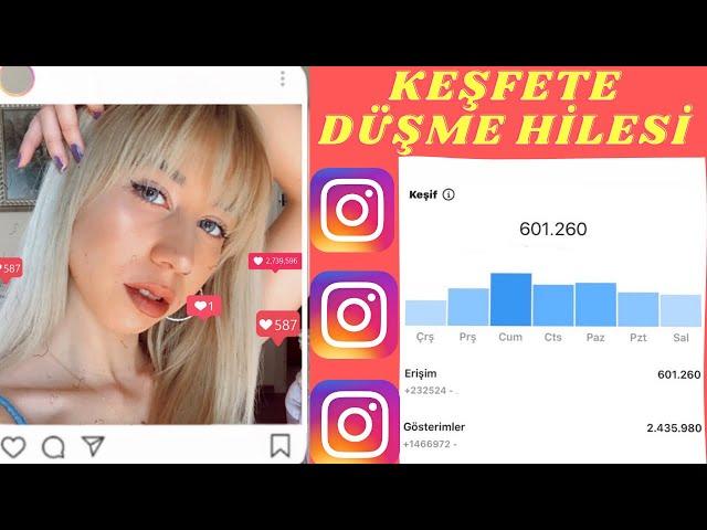 ÖRNEKLERİYLE İNSTAGRAM KEŞFETE DÜŞME HİLESİ( İnstagram Algoritmasını Çözdüm)