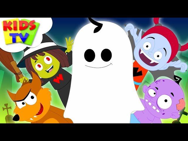 Five Little Monsters Halloween Nursery Rhymes | Songs For Kids & Children By Kids Tv