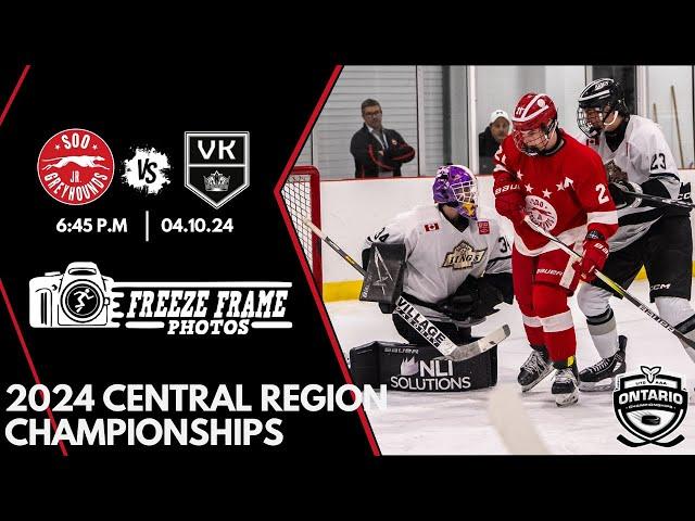 2024 CENTRAL REGIONAL U18 AAA HOCKEY CHAMPIONSHIPS: SOO GREYHOUNDS vs VAUGHAN KINGS