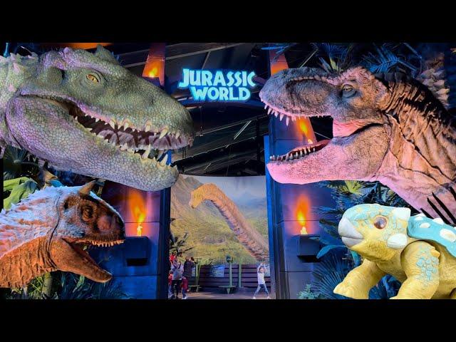 DINOSAURIOS DE JURASSIC WORLD EN LA VIDA REAL!! AVENTURA JURÁSICA SÚPER GENIAL!!