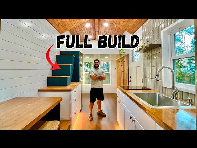 How I Built A DIY Tiny Home | Full Interior Build