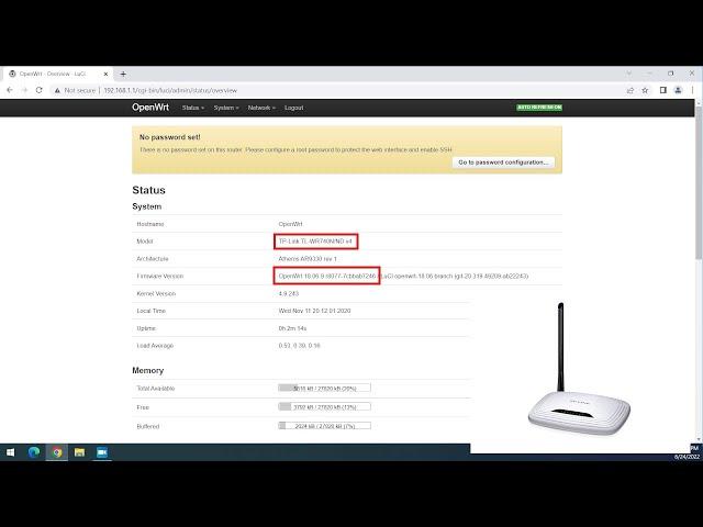 OpenWrt - access point configuration (TL-WR740N)